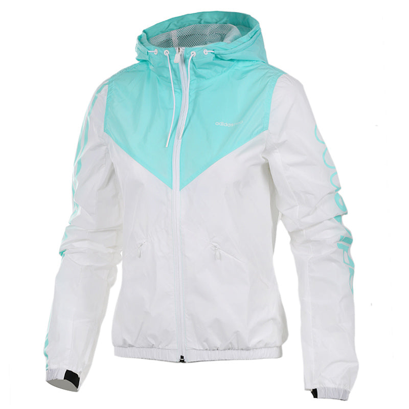 Adidas Women Men Fashion Hooded Cardigan Jacket Coat Sweatshirt Windbreaker