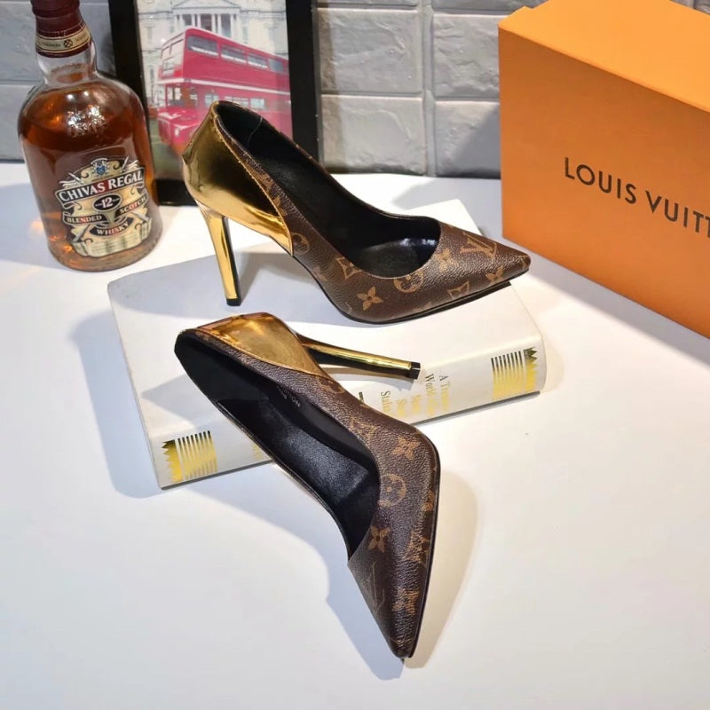 Louis Vuitton LV Women Fashion Pointed Toe High Heels Shoes