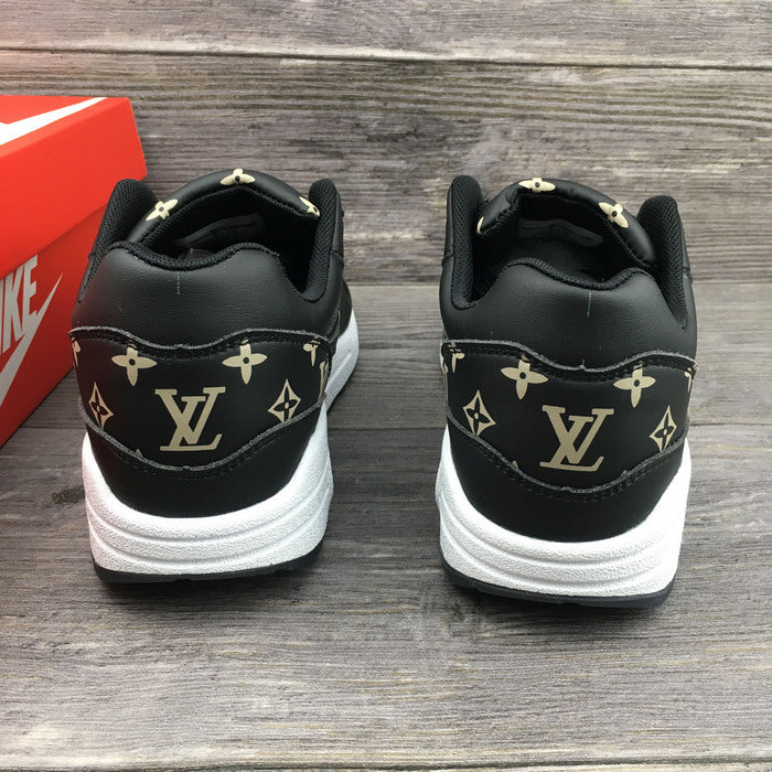 Louis Vuitton x Nike Air Max 1 Custom Running Sneakers Sport Shoes