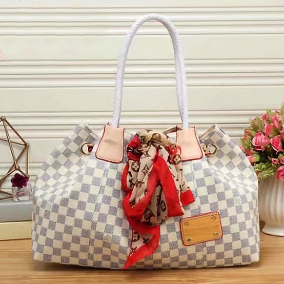 Louis Vuitton Women Fashion Leather Shoulder Bag Handbag Tote Satchel