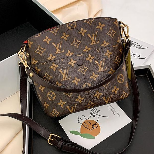 Lv Louis Vuitton New Ladies Printed Letters Shopping Shoulder Bag Messenger Bag
