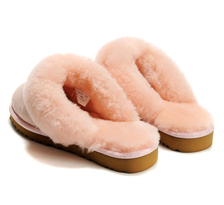 UGG Women Men Slipper Casua Wool Fur Shoes