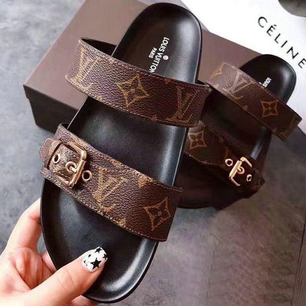 Louis Vuitton Women Fashion Flats Sandals Slipper Shoes