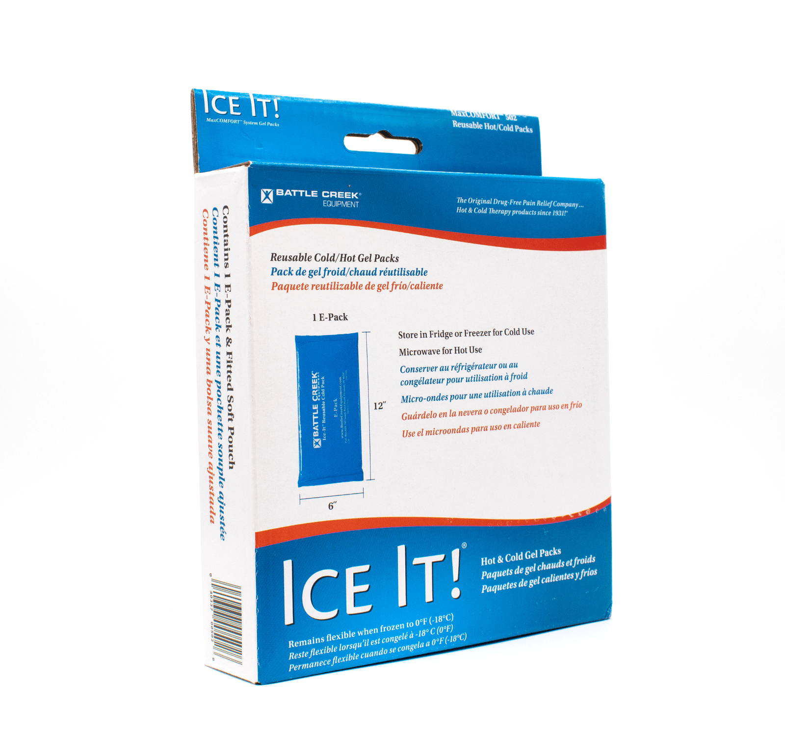 Polar Ice Packs - Reusable Cold & Hot Therapy Gel Ice Packs