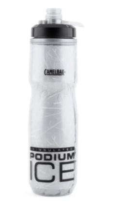CamelBak Podium Chill Outdoor Bottle - Grey / Teal Stripe / - 24 oz
