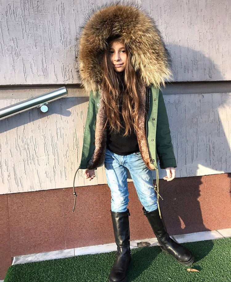 parka natural fur