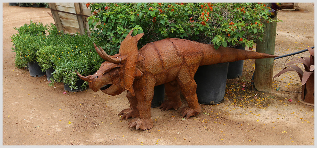 Desert Horizon Nursery Metal Triceratops