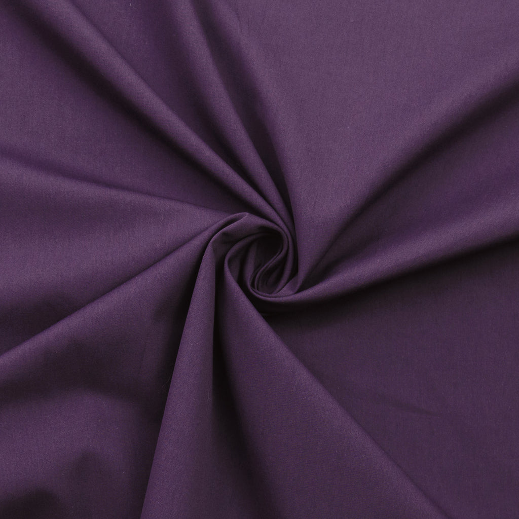 Simple Stripes, Purple: Cotton Poplin