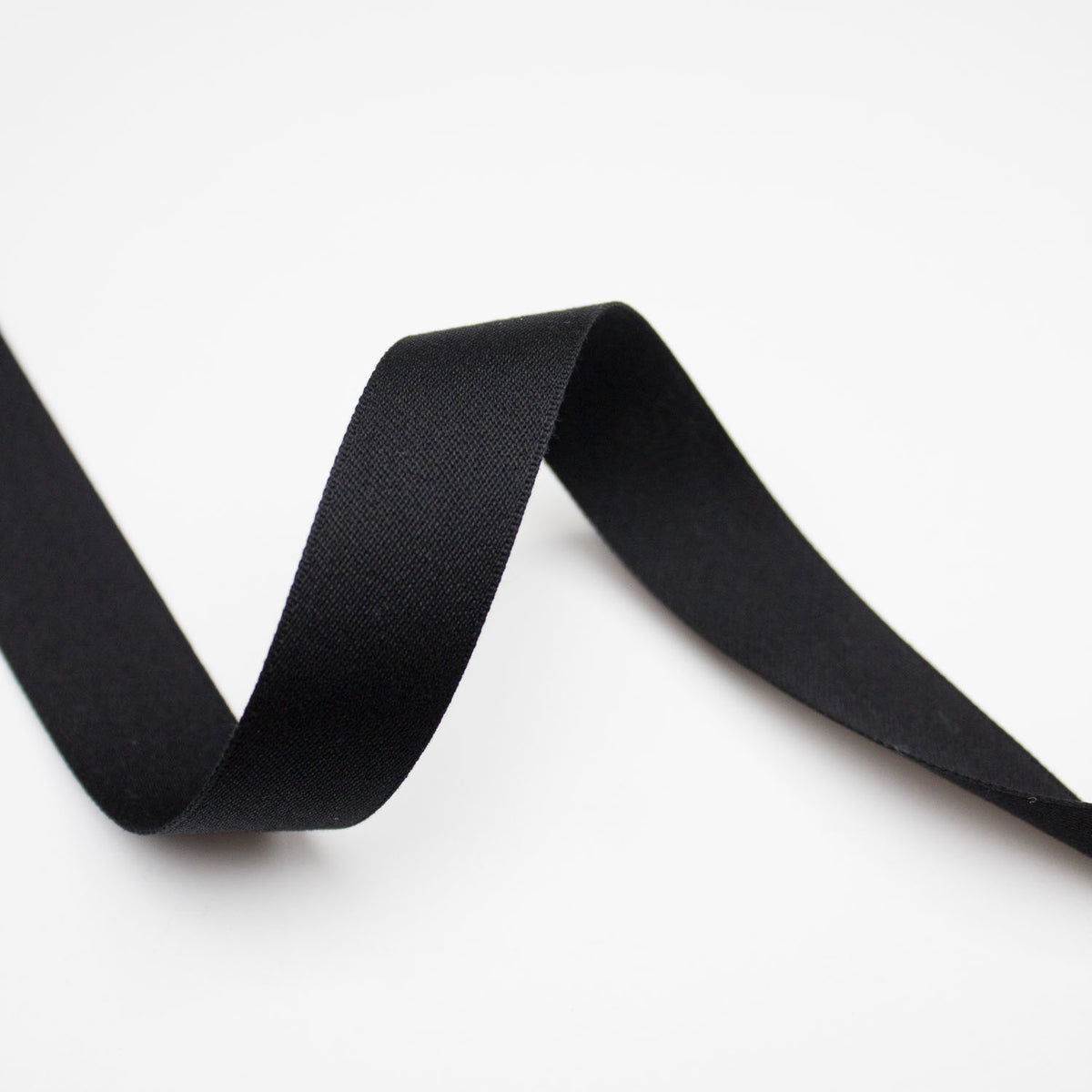 Black Cotton Ribbon 20mm | THE FABRIC SALES