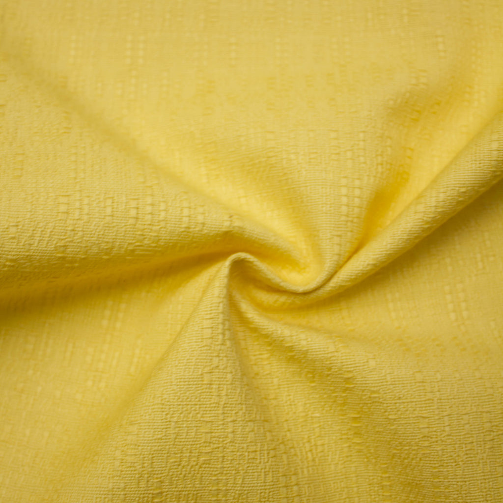 Amara Mustard - Yellow Cotton fabric, Plain