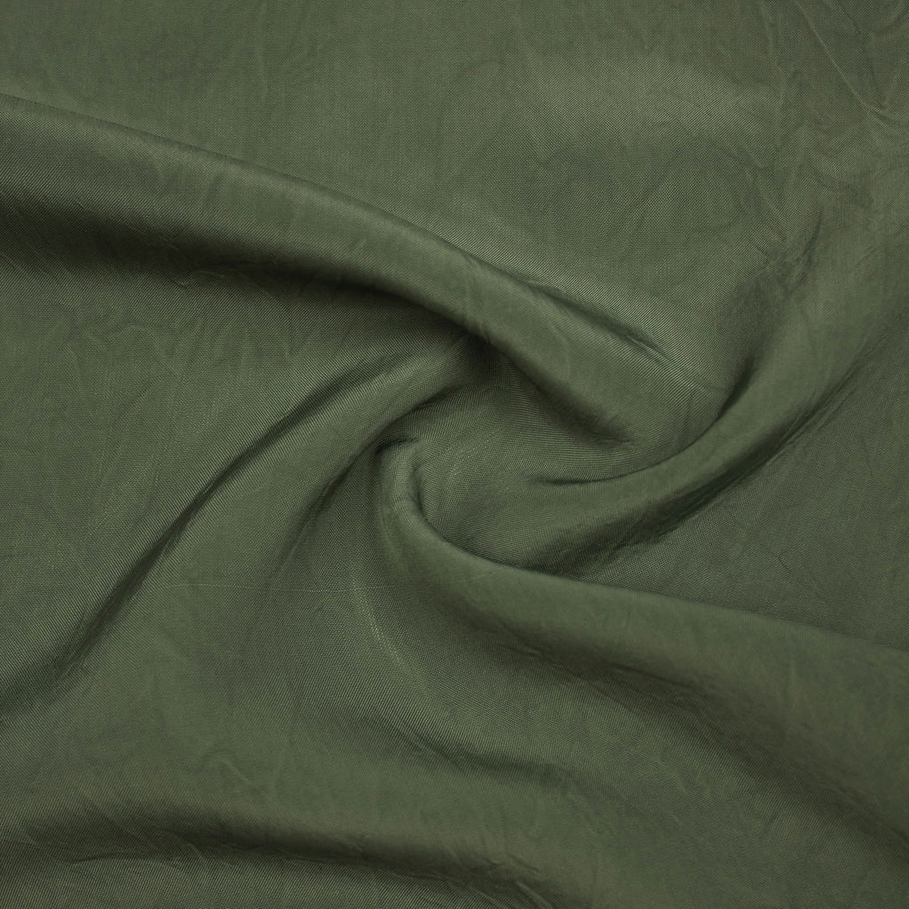Army Green Solid Cotton Spandex Knit Fabric