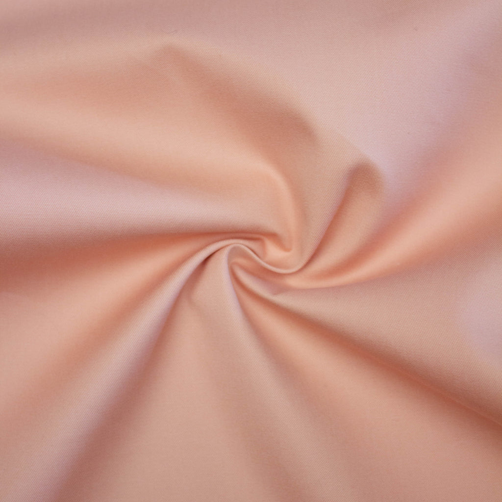 Dusty Salmon Pink Luxury Plain Cotton Linen Fabric 10 Colours Dress Craft  571