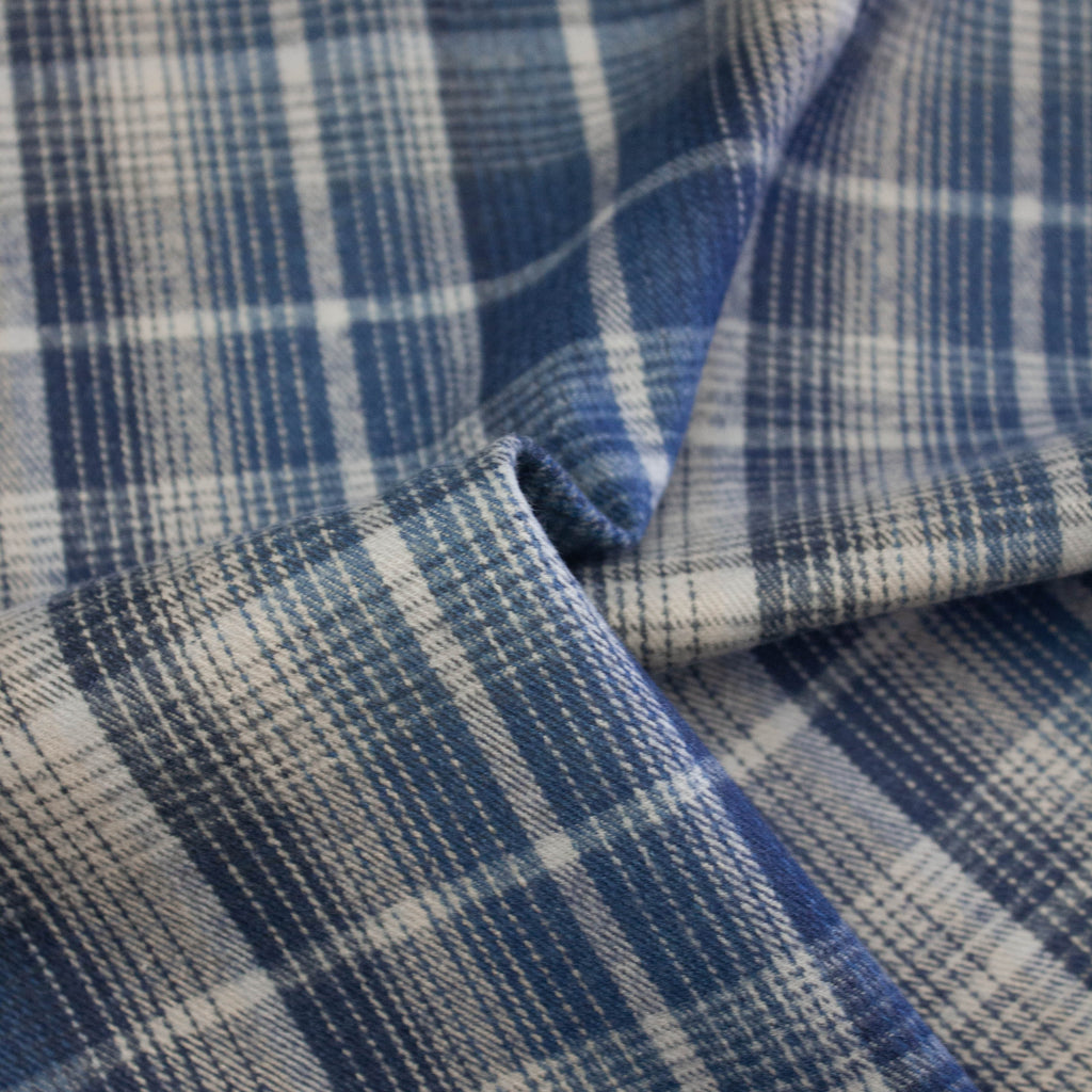 Grey Check Flannel Fabric 97540 – Fabrics4Fashion