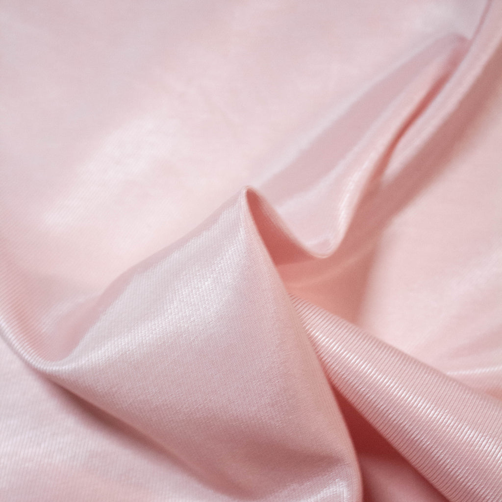 Pink Satin Fabric by the meter ideal for garments, linings