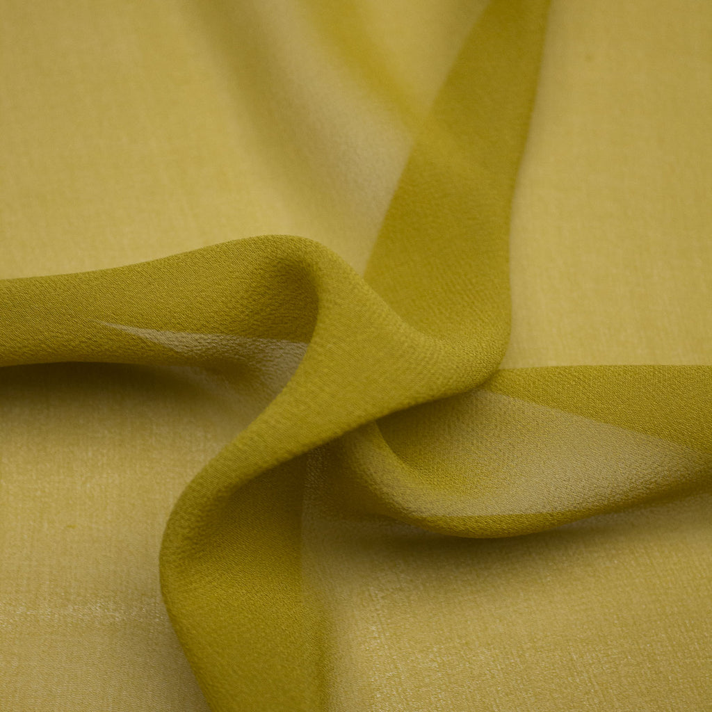 Yian Sunflower Yellow Silk Satin Stretch