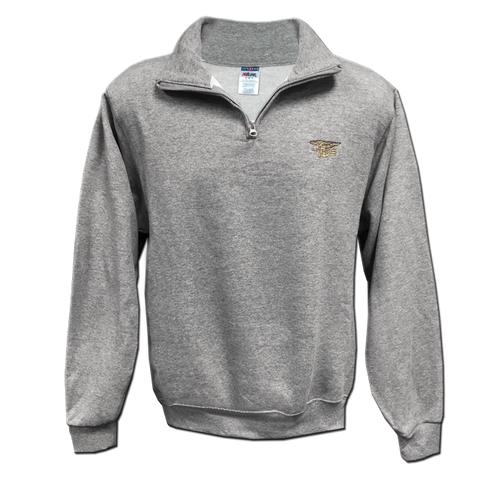 cadet collar sweatshirt