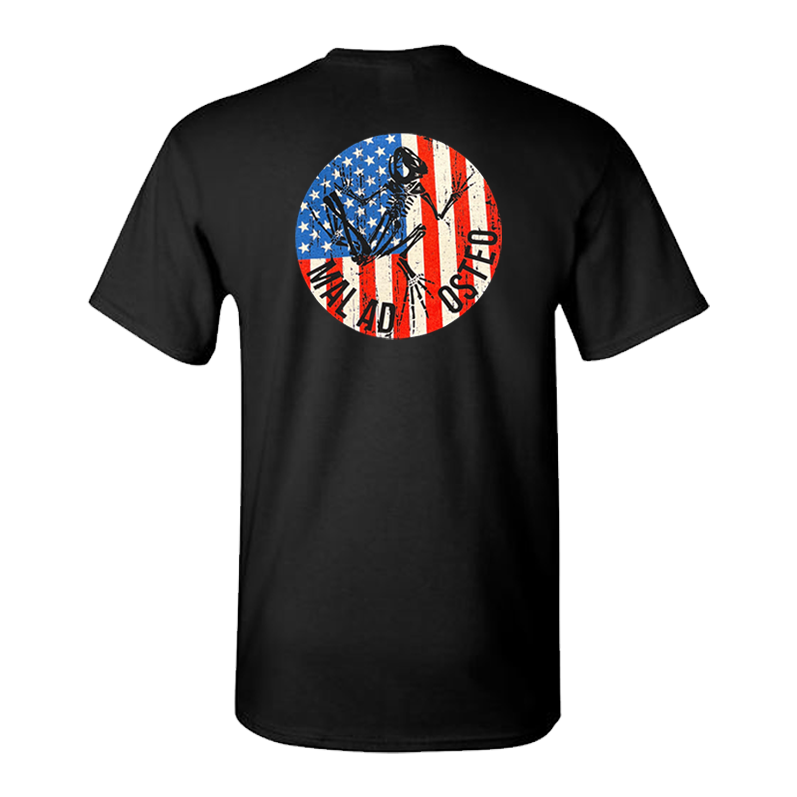 Mal Ad Osteo BoneFrog Flag Tshirt – UDT-SEAL Store