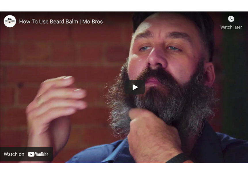 Applying Beard Balm Video