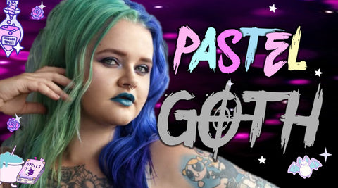 pastel goth hair colors