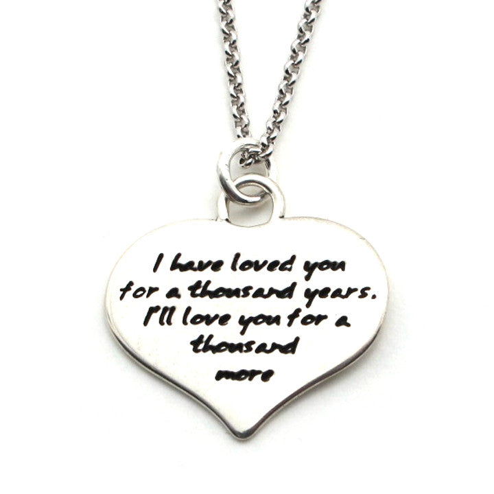 heartbeat necklace quotes