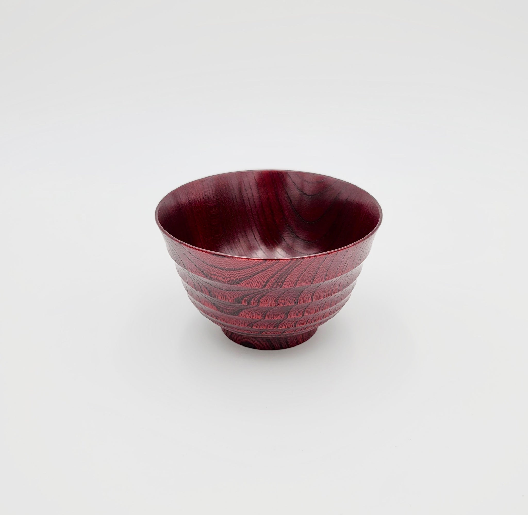 Keyaki Hirasuji Lacquerware Soup Bowl Toiro