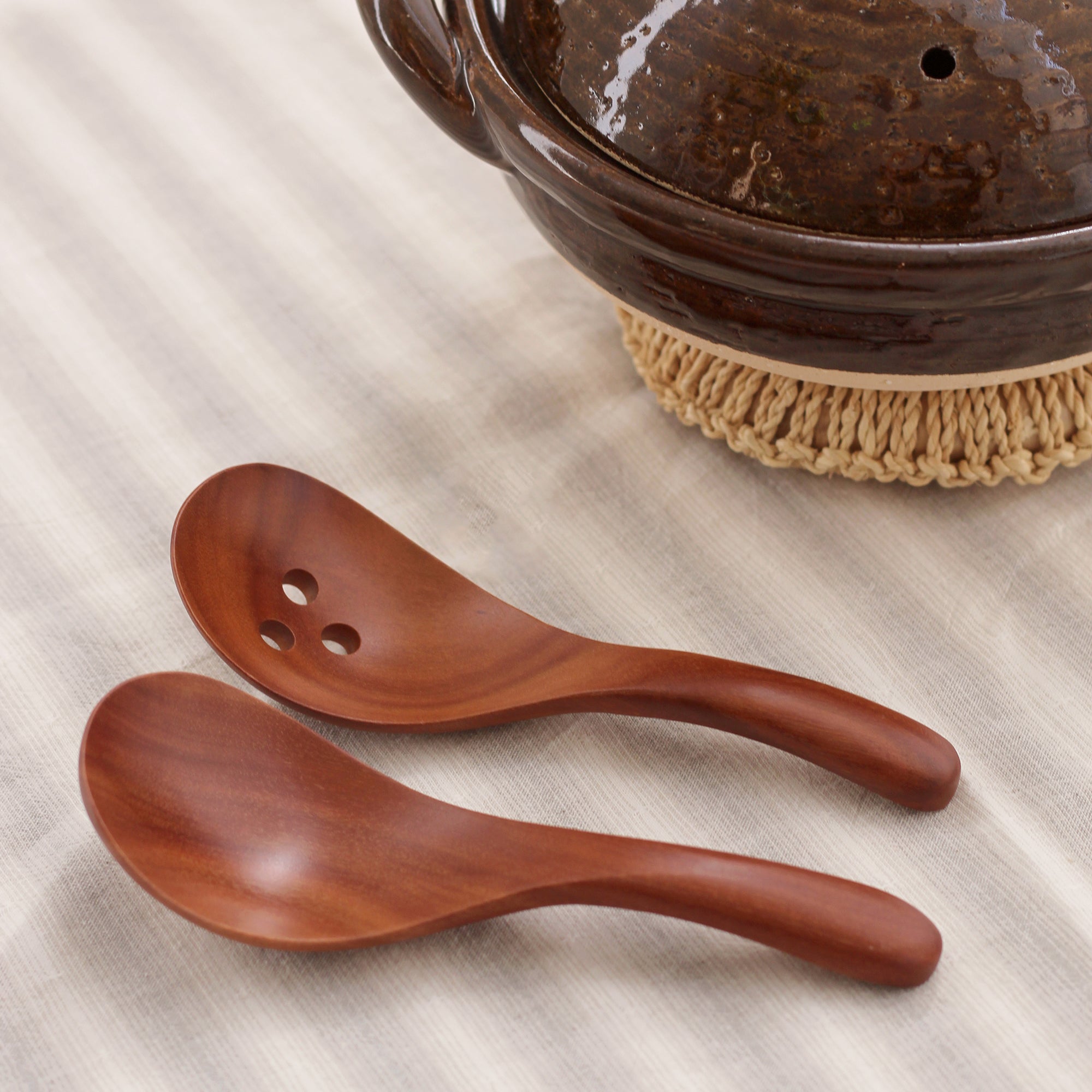 Wood Serving Spoons