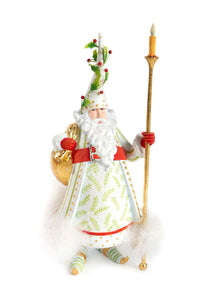 Patience Brewster by MacKenzie-Childs Dash Away Candlelight Santa Figure