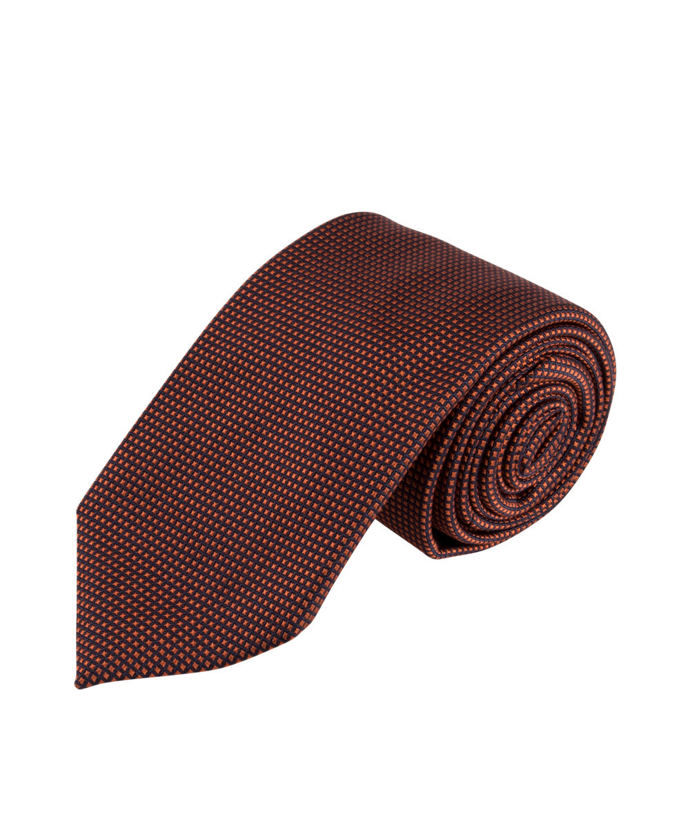 Copper Textured Solid Tie – Wilkes & Riley