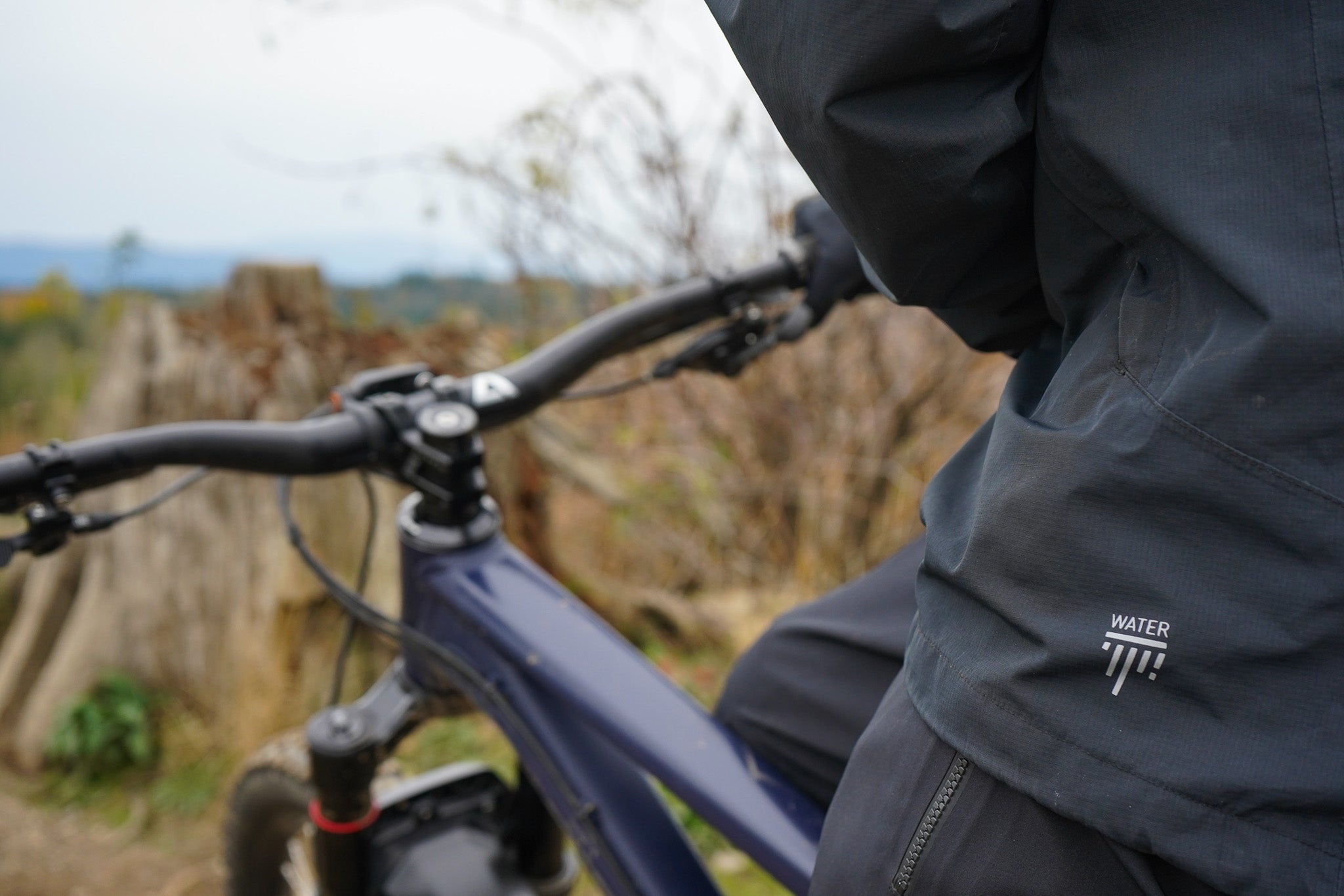 The Fox Defend waterproof mountain biking apparel