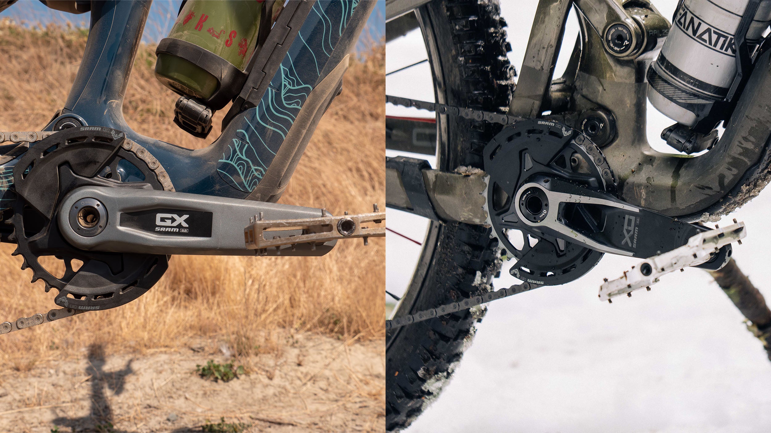 Taking a look at the differences in the cranks for GX and X0 SRAM Transmission