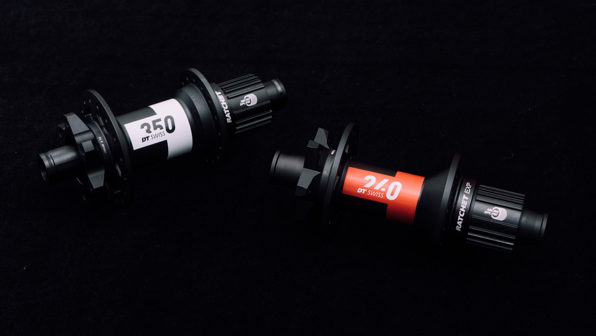 The new DT 350 and 240 mountain bike hubs.