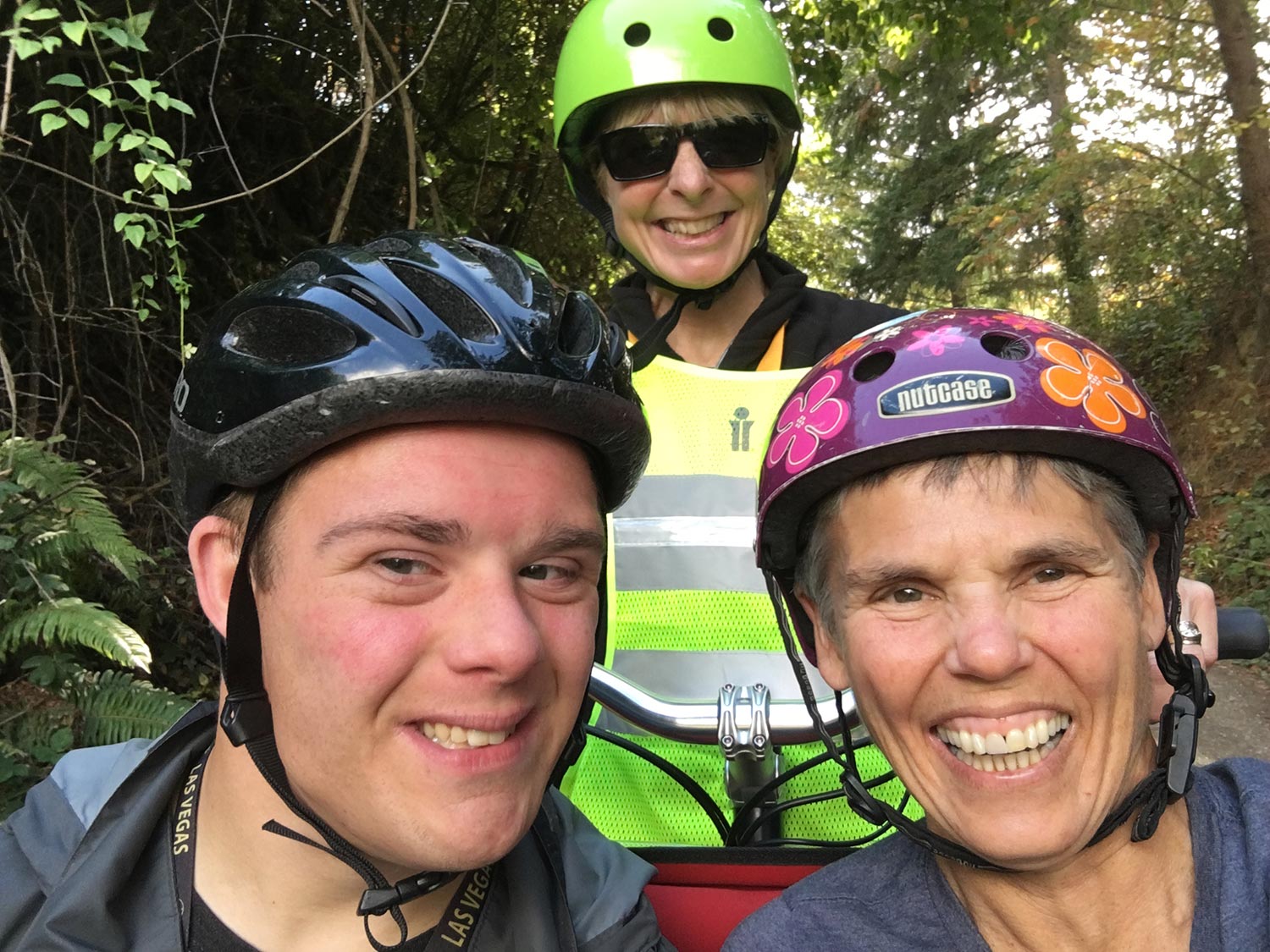 Tammy and Mary take members of the local non-profit Max Higbee Center out for a ride on a beautiful fall day.