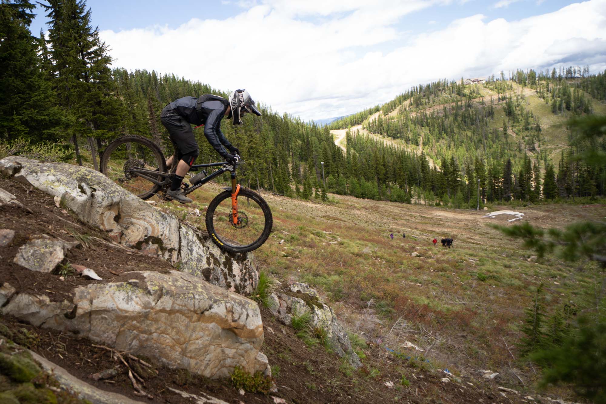 Andrew at the 2021 NAEC race at Silver Mountain in Idaho.