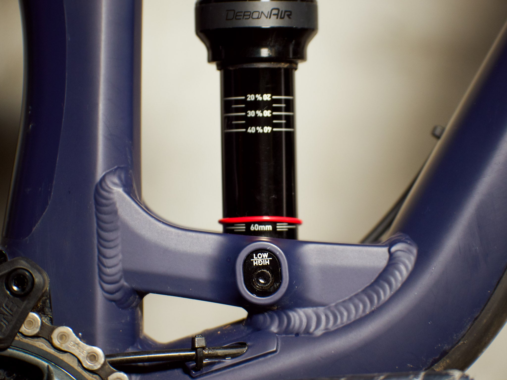 the flip-chip to low position is a straightforward process dropping headtube angle an aggressive