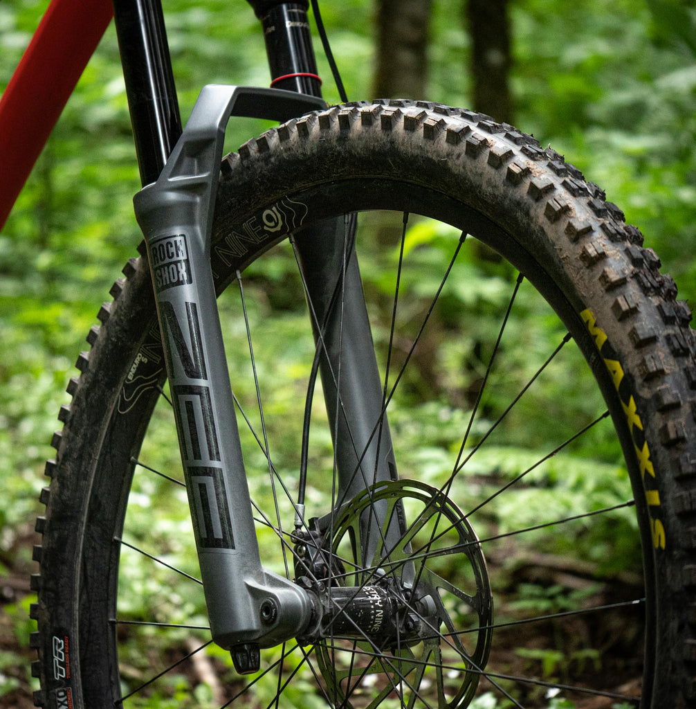 The RockShox ZEB aboard the Evil Wreckoning