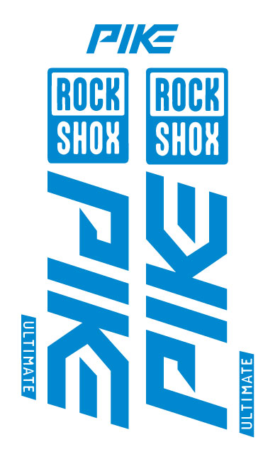 rockshox pike fork decals