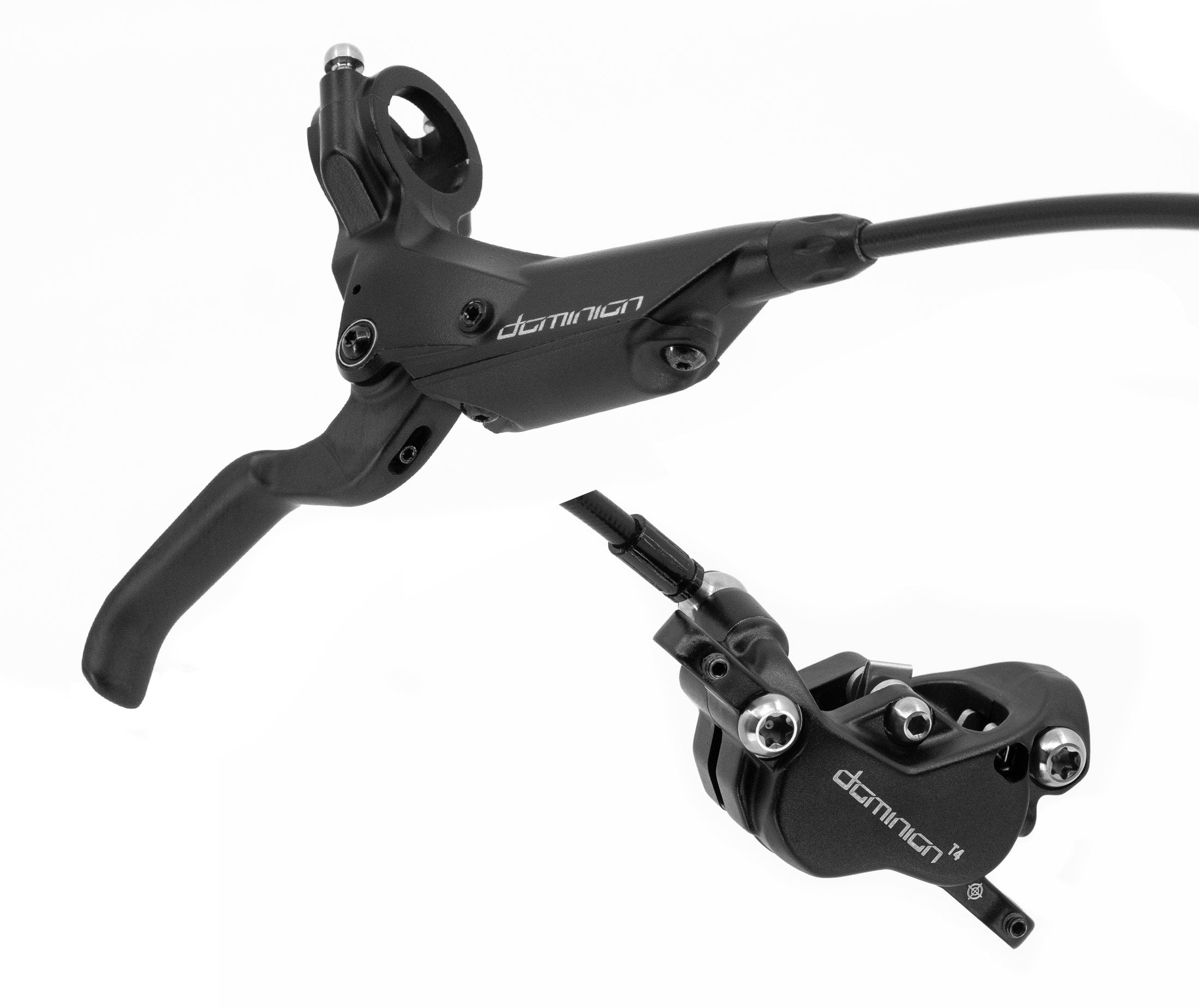 Hayes Dominion T4 Disc Brake - Stealth Black / Left / Front