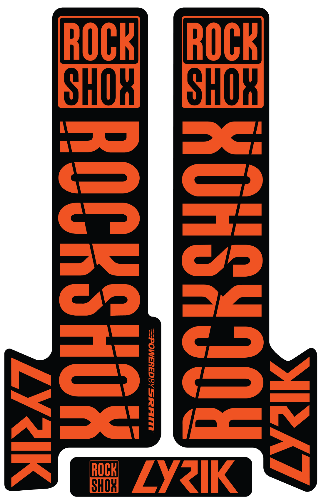 rockshox lyrik sticker kit