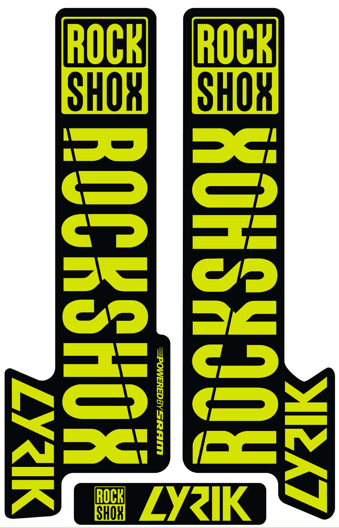 2018 rockshox lyrik decals