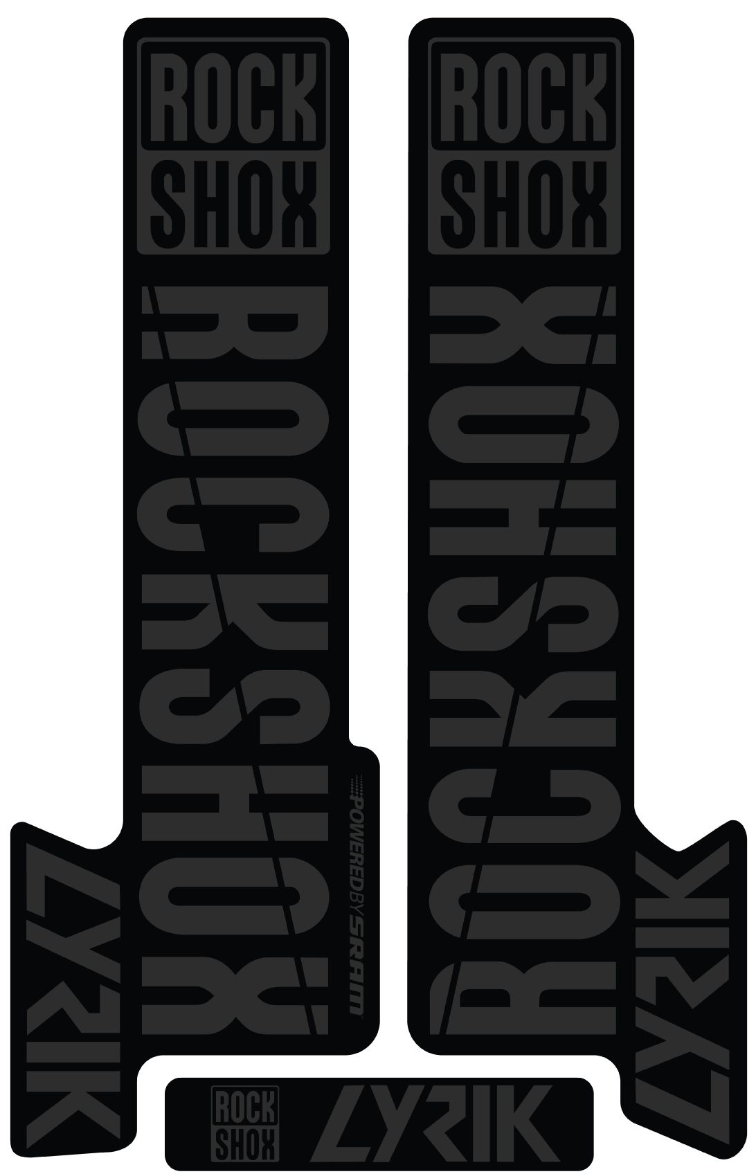 rockshox lyrik fork decals