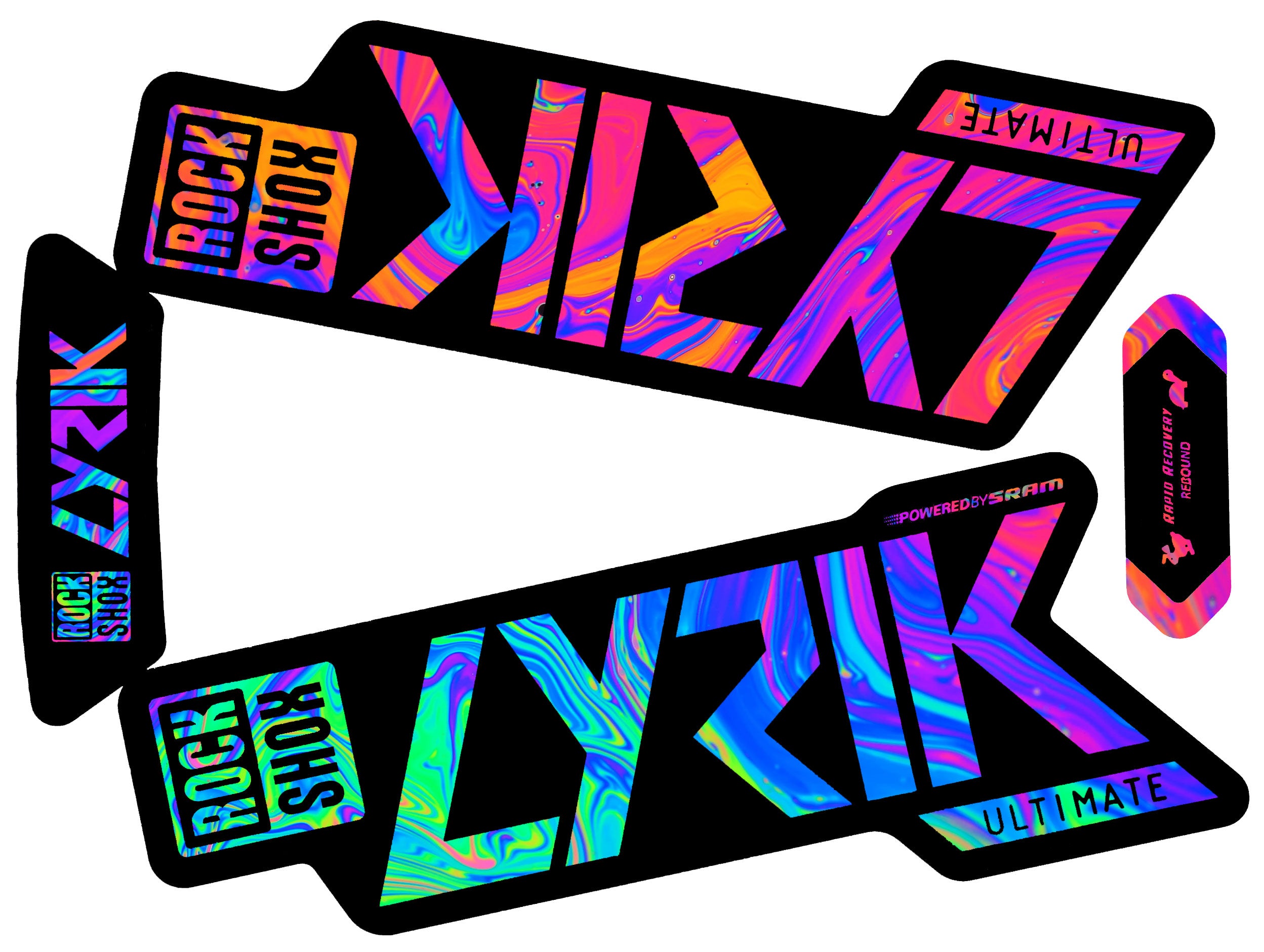 2019 rockshox lyrik decals