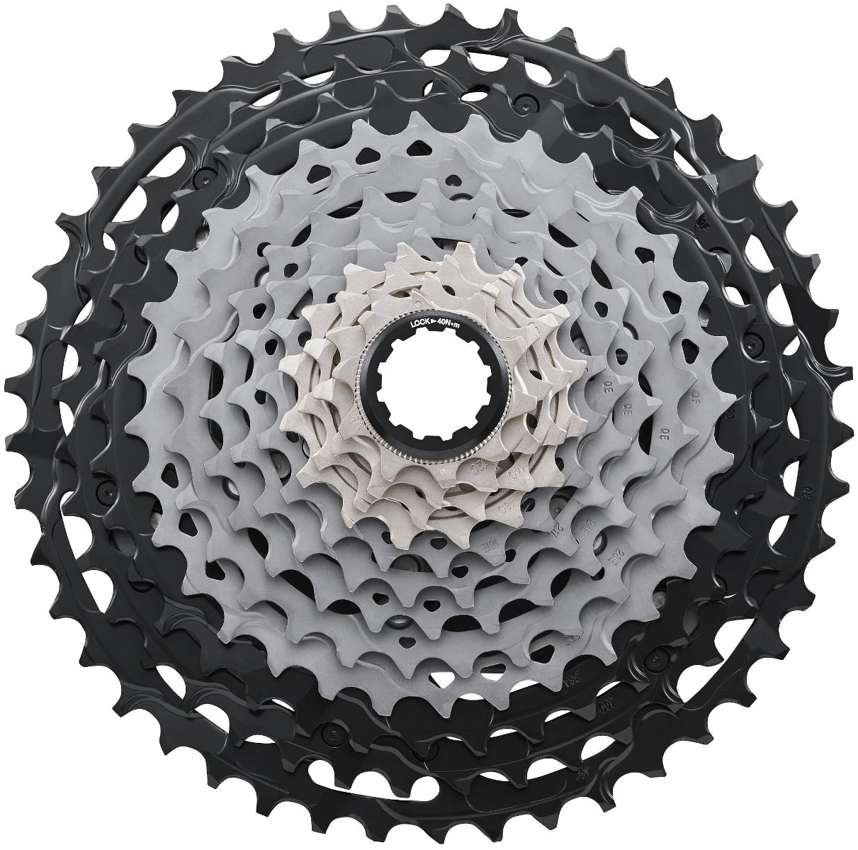 shimano cassette range