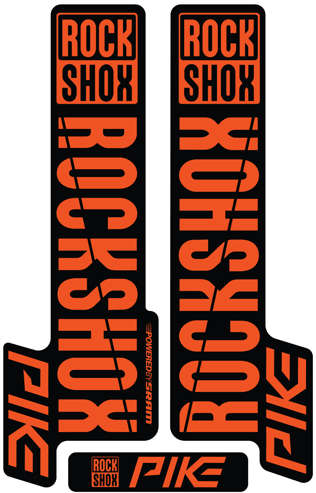 rockshox pike fork decals