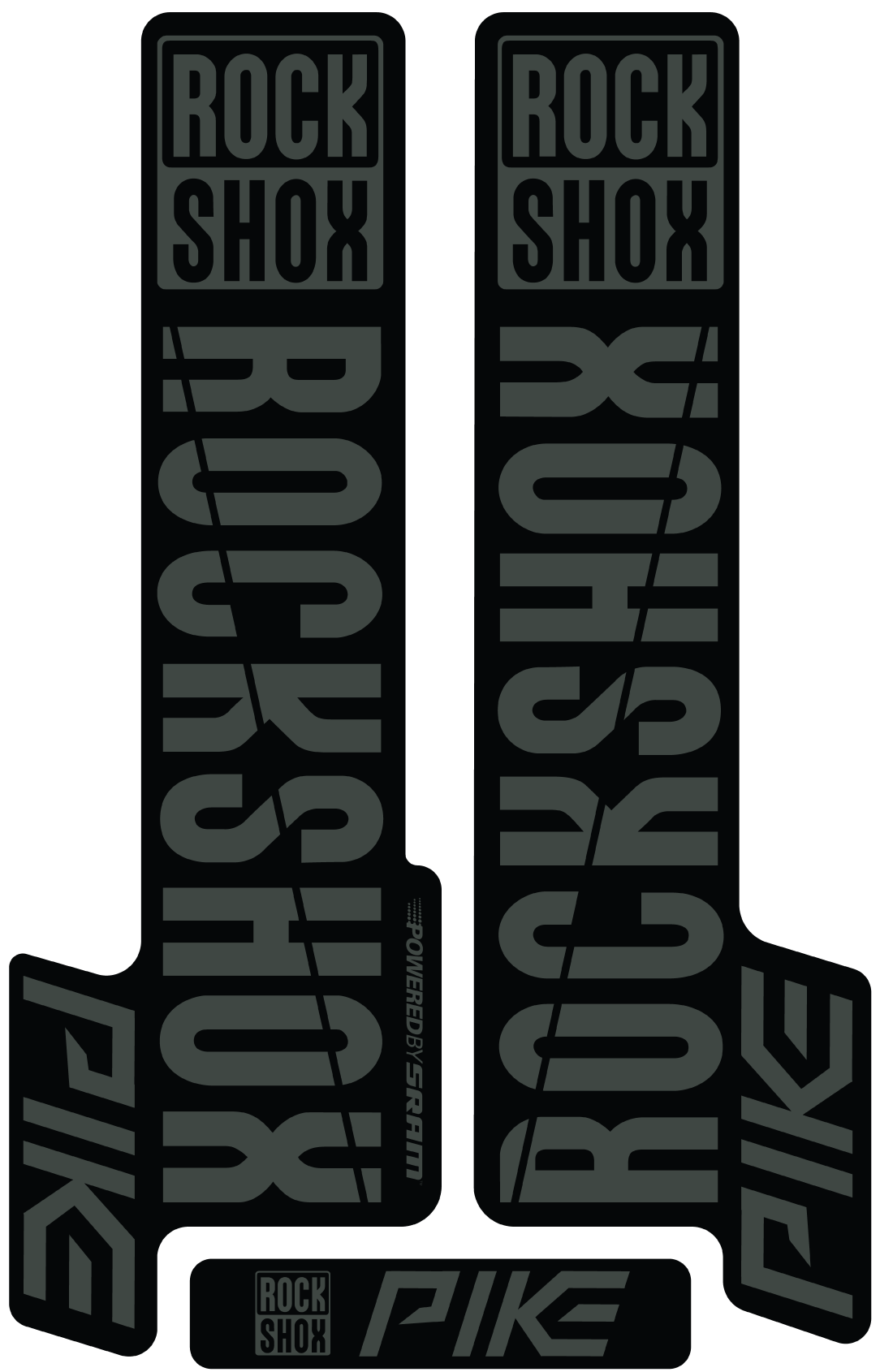 rockshox pike decals