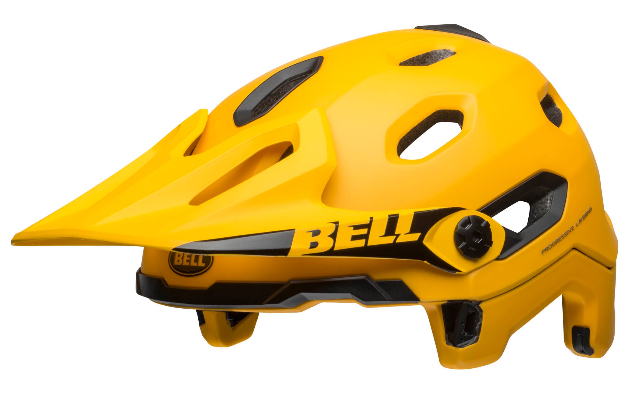 bell super dh yellow