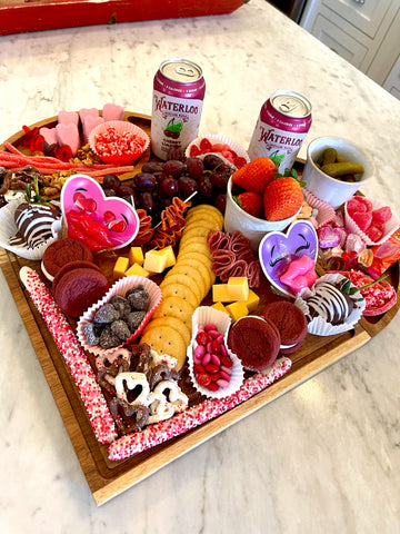 Kid Themed Valentine's Day Charcuterie Board