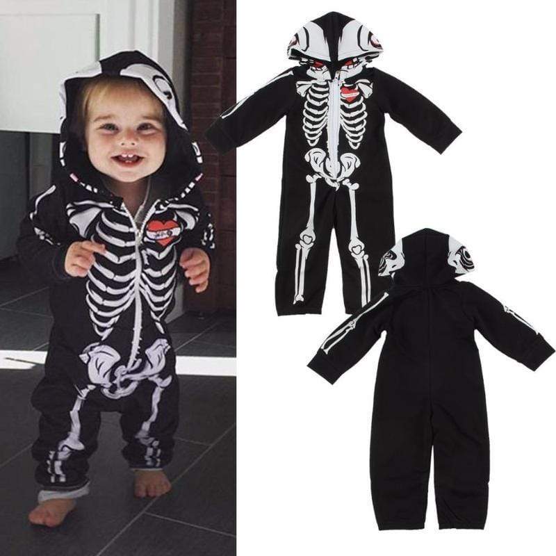 baby skeleton costume