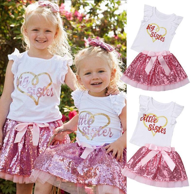 matching dresses for big and little sisters