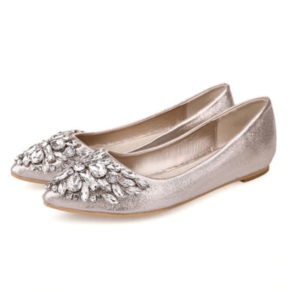 glitter flat shoes womens