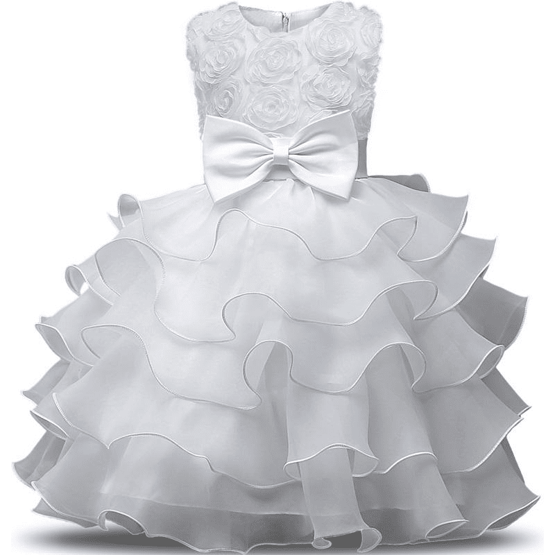 a white dress for kids